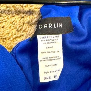 B darlin blue girls dress size 5/6